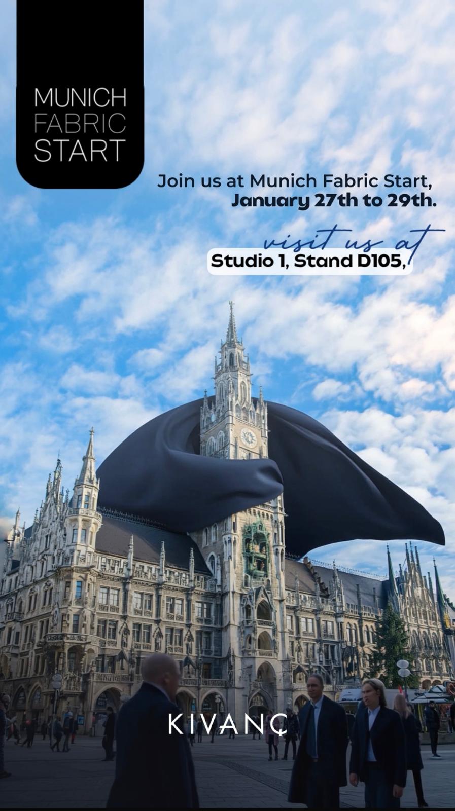 Kıvanç Tekstil at Munich Fabric Start 2026!