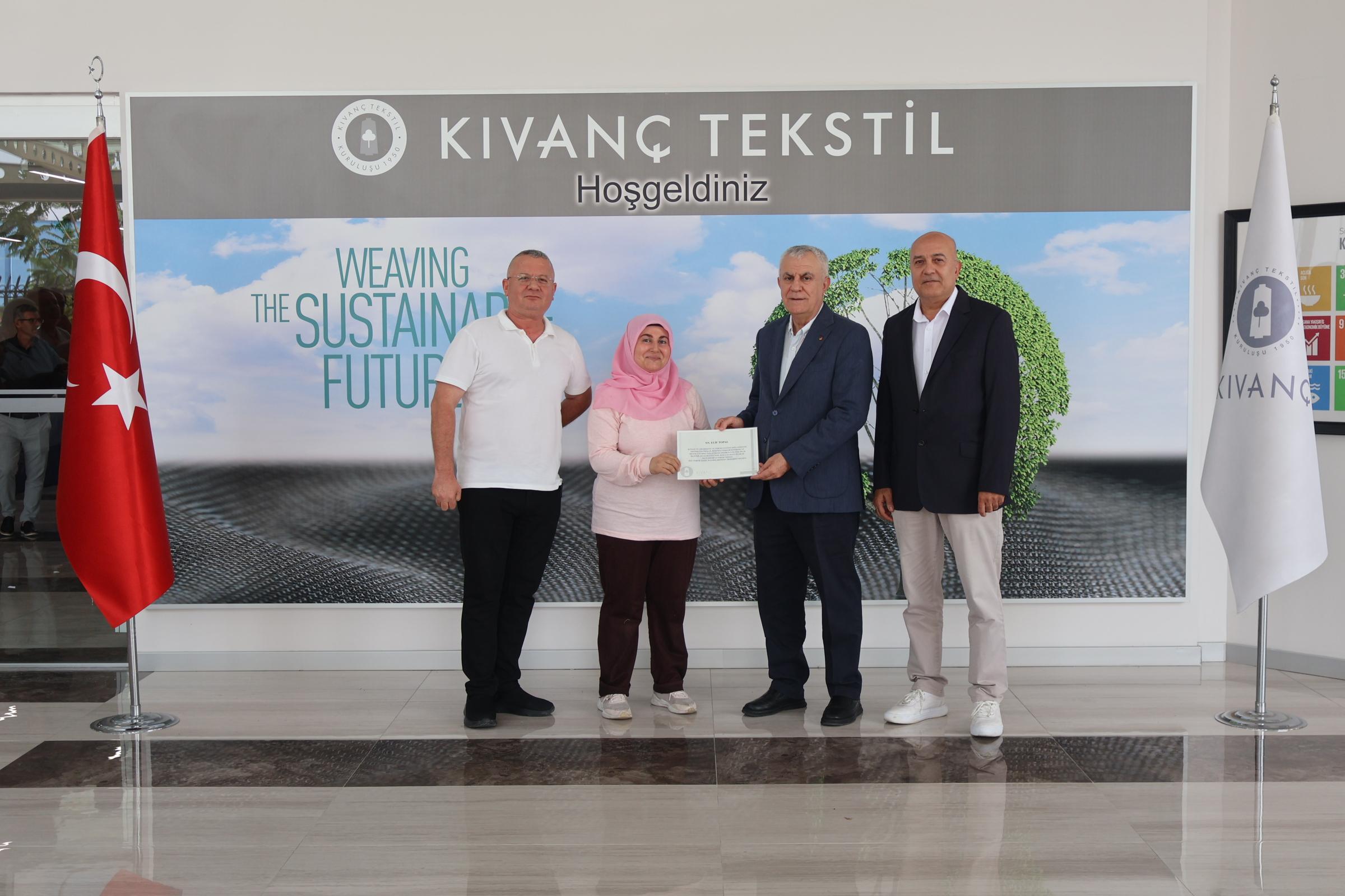 Employees of the Month for June Announced at Kıvanç Tekstil